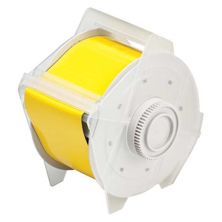 Label Tape Cartridge, Yellow, Labels/Roll: Continuous MPN:76689