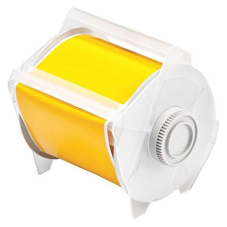 Label Tape Cartridge, Yellow, Labels/Roll: Continuous MPN:76701