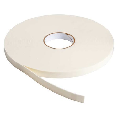 Foam Tape, White, 36 yd L, 3/4 in W MPN:78273