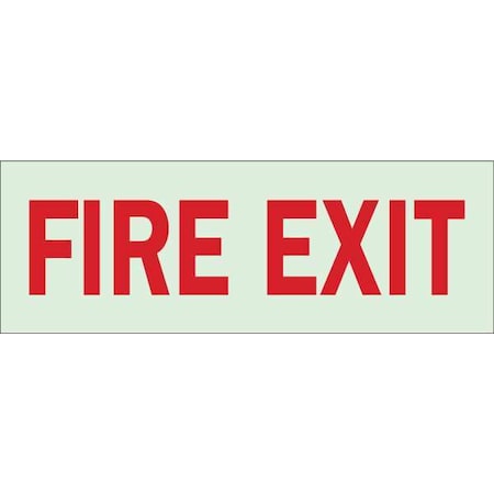 Exit Sign, Plastic, 10