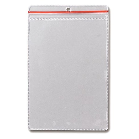 Zip Lock Env, 6-1/2 x 4-1/2 In, Clear, PK10 MPN:81765