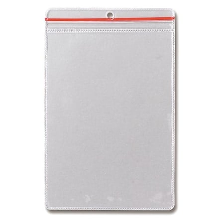 Zip Lock Env, 8-1/2 x 5-1/2 In, Clear, PK10, 81767 MPN:81767