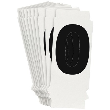 NumberLabel, 1-3/4inH, 7/8inW, PK10 MPN:8200P-0
