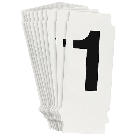 NumberLabel, 1-3/4inH, 5/8inW, PK10 MPN:8200P-1