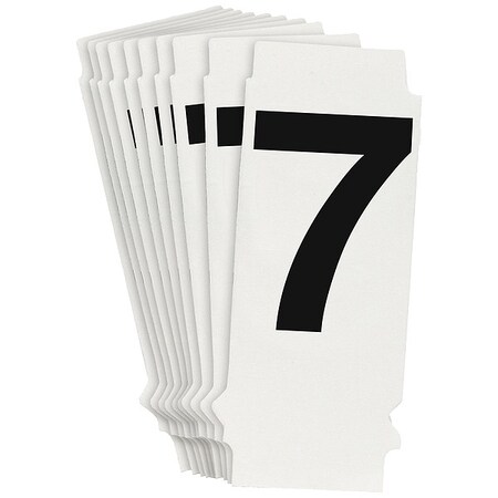 NumberLabel, 1-3/4inH, 7/8inW, PK10 MPN:8200P-7