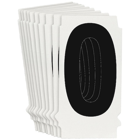 NumberLabel, 1-1/2inH, 1-3/8inW, PK10 MPN:8205P-0