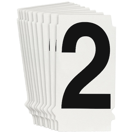 NumberLabel, 1-1/2inH, 1-1/4inW, PK10 MPN:8205P-2