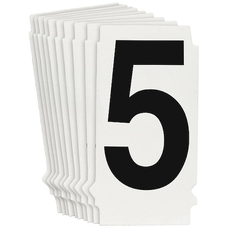 NumberLabel, 1-1/2inH, 1-1/4inW, PK10 MPN:8205P-5