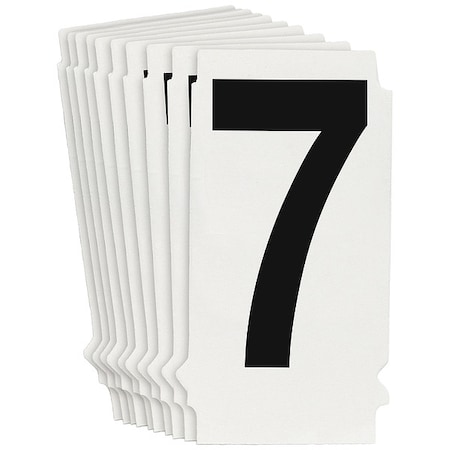 NumberLabel, 1-1/2inH, 1-1/4inW, PK10 MPN:8205P-7