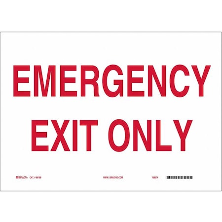 Exit Sign, Polyester, 14