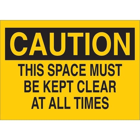 Caution, This Space Must Be Kept Clear At All Times, 14
