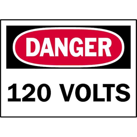 Equipment Label, 3-1/2 In. H, PK5, 86062 MPN:86062