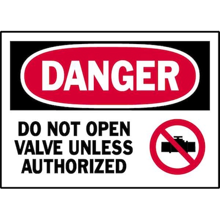 Danger Label, Instruction, 3-1/2 In. H, PK5, 86128 MPN:86128
