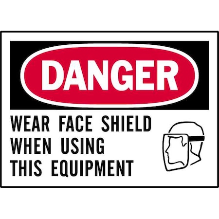 Danger Label, Instruction, 5 In. W, PK5, 86151 MPN:86151