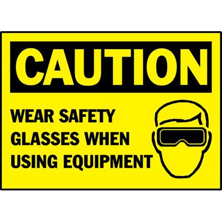 Equipment Label, Black/Yellow, PK5, 86187 MPN:86187