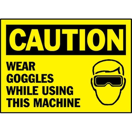 Caution Label, Black/Yellow, PK5, 86189 MPN:86189