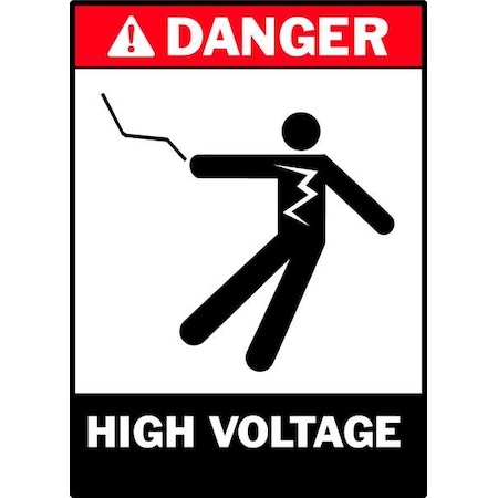 Danger Label, Instruction, 5 In. W, PK5, 86222 MPN:86222