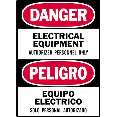 Danger Label, Instruction, 5 In. W, PK5, 86237 MPN:86237