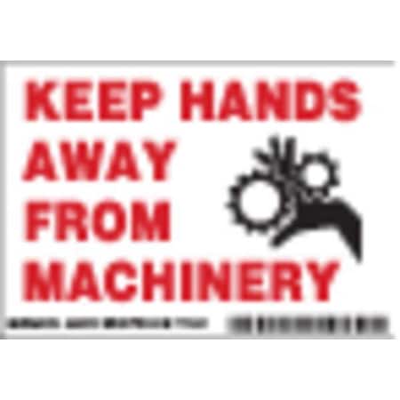 Machine/Equipment Label, Instruction, PK5, 86270 MPN:86270