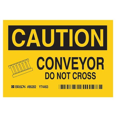 Equipment Label, Black/Yellow, PK5, 86282 MPN:86282