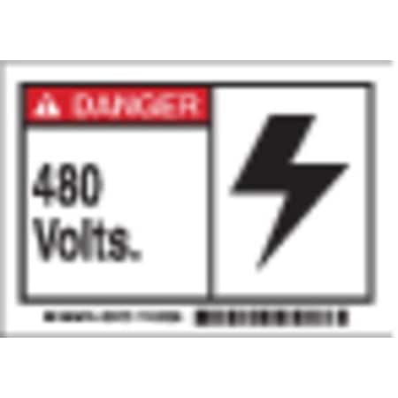 Machine/Equipment Label, English, PK5 MPN:86783