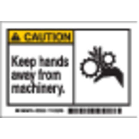 Machine/Equipment Label, 3-1/2 In. H, PK5, 86889 MPN:86889