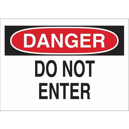 Danger Label, 3-1/2 In. H, 5 In. W MPN:87750
