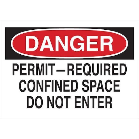 Safety Sign Label, 3 1/2 in H x 5 in W, Polyester, Horizontal Rectangle MPN:87768