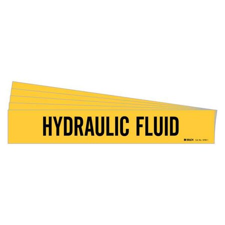 Pipe Marker, Black, Hydraulic Fluid, PK5, 8789-1-PK MPN:8789-1-PK