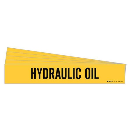 Pipe Marker, Black, Hydraulic Oil, PK5, 8790-1HV-PK MPN:8790-1HV-PK