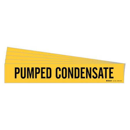 Pipe Marker, Black, Pumped Condensate, PK5, 8799-1HV-PK MPN:8799-1HV-PK