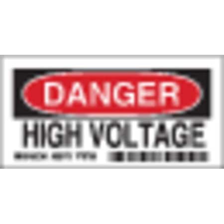 Danger Sign, 2-1/4X4-1/2