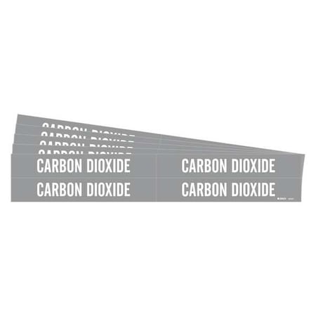 Pipe Marker, White, Carbon Dioxide, PK5, 90307-PK MPN:90307-PK