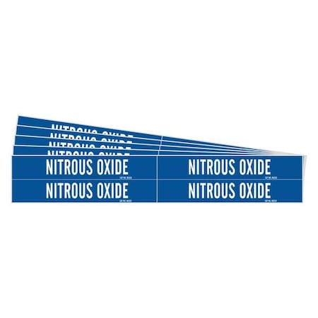 Pipe Marker, White, Nitrous Oxide, PK5, 90333-PK MPN:90333-PK
