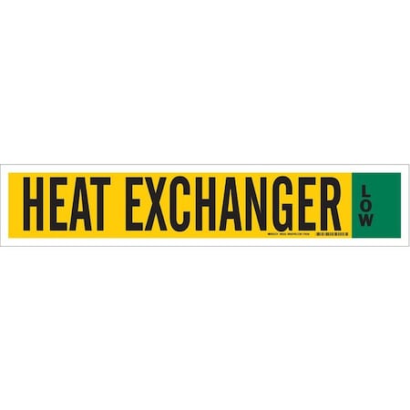 Ammonia Pipe Markers, 4inHx24inW, Vinyl, 90343 MPN:90343