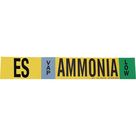 Ammonia Pipe Marker, ES, 8In and Above MPN:90443
