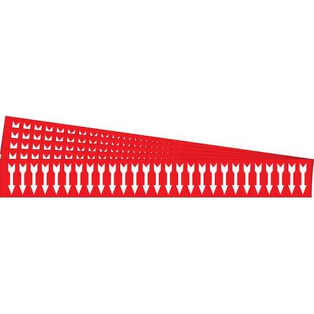 Pipe Marker, Adhesive, White, (Arrow), PK5, 91885-PK MPN:91885-PK