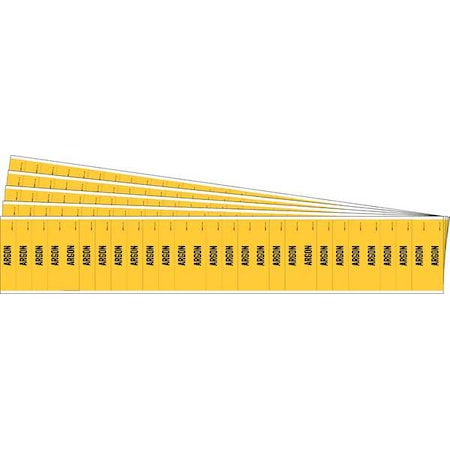 Pipe Marker, Adhesive, Black, Argon, PK5 MPN:91900-PK