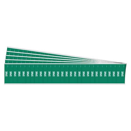 Pipe Marker, Adhesive, White, Spare, PK5 MPN:91968-PK