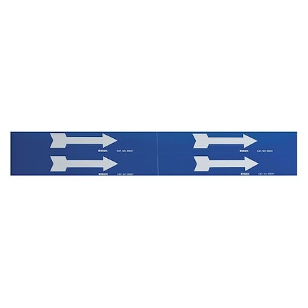 Pipe Markr, Arrow - Single, Bl, 1to2-1/2 In MPN:93247