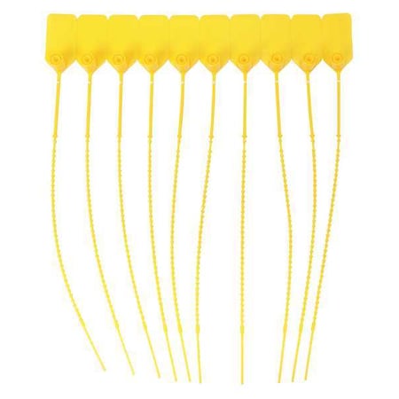 Pull-Tight Seals, Plastic, 9 W, Yellow, 100 PK MPN:95155