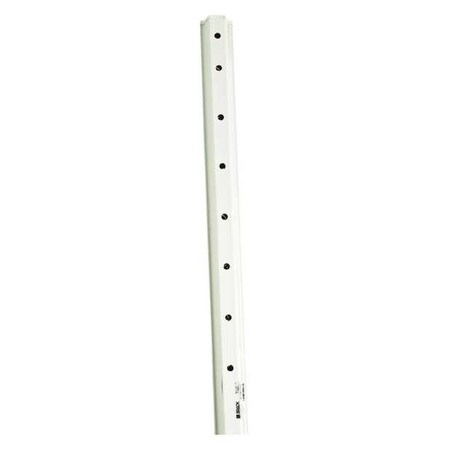 Sign Post, 8 ft. L, Composite, White, 97208 MPN:97208