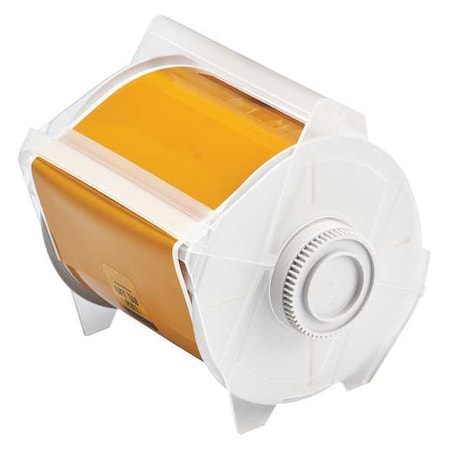 Label Tape Cartridge, Yellow/Brown, Labels/Roll: Continuous MPN:97738