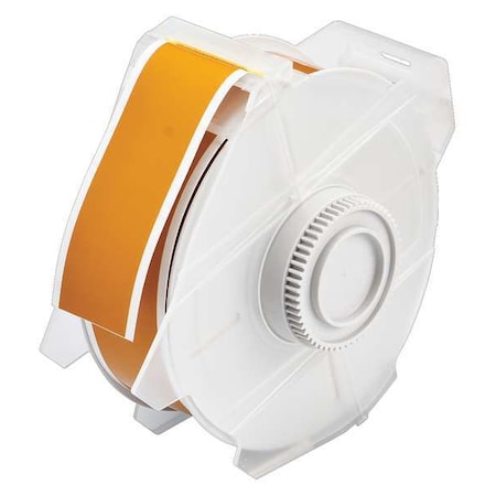 Label Tape Cartridge, Yellow/Brown, Labels/Roll: Continuous MPN:97740