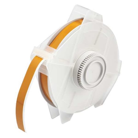 Label Tape Cartridge, Yellow/Brown, Labels/Roll: Continuous MPN:97741