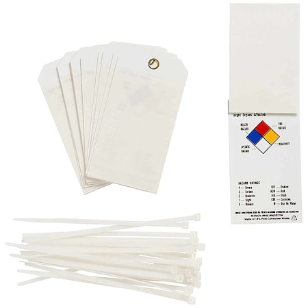 Tag, Chemical Hazard, Polyester, 3 in W, 5 3/4 in H MPN:99102