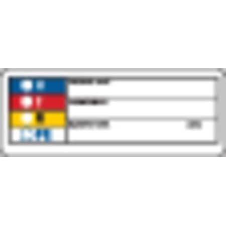 HMIGLabel, 1-1/2inH, 3-3/8inW, PK1000 MPN:99186