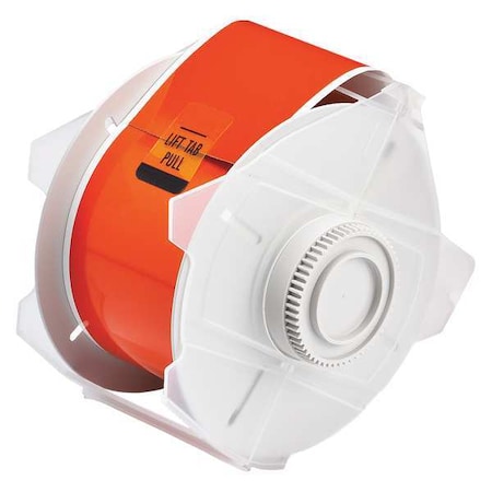 Label Tape Cartridge, Orange, Labels/Roll: Continuous MPN:99220