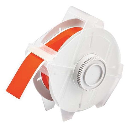 Label Tape Cartridge, Orange, Labels/Roll: Continuous MPN:99221