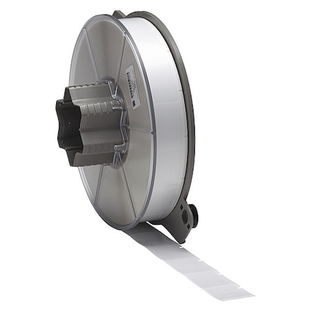 Flag Label, White, Polyester, 1 in W MPN:A55-1-483